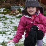 Katie in the snow